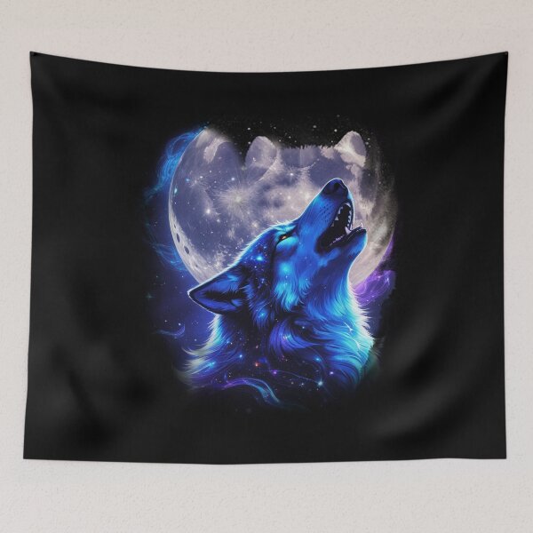 Item preview, Galaxy Wolf Howling designed and sold by KA DESIGNS.