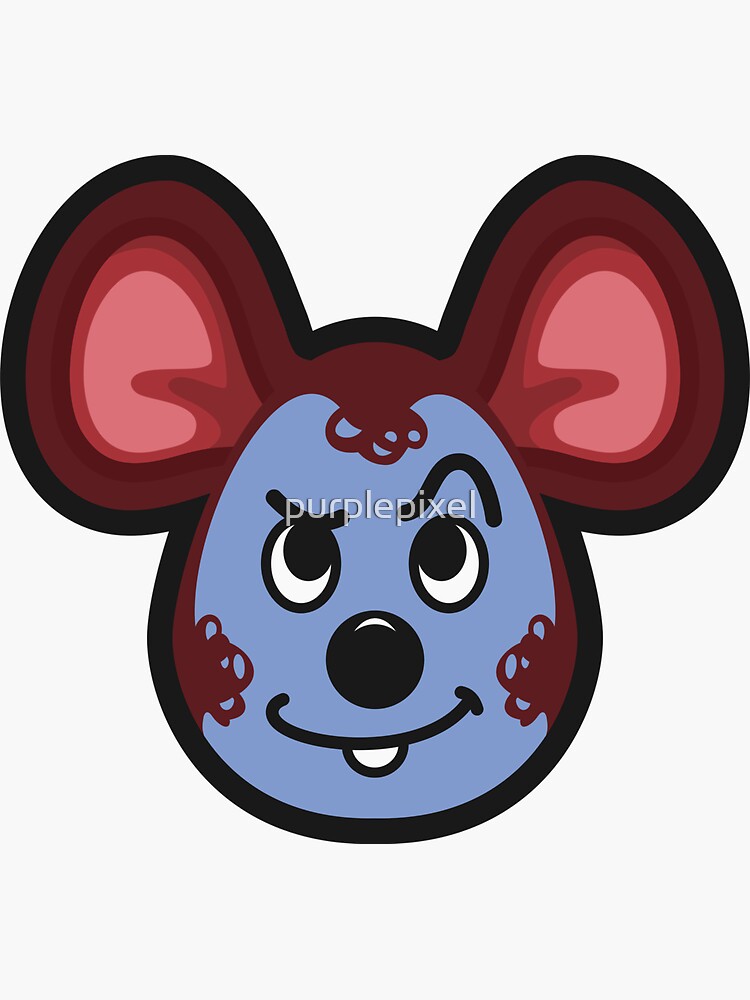"MOOSE ANIMAL CROSSING" Sticker by purplepixel Redbubble