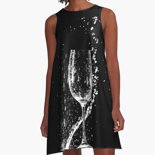 wine glass A-Line Dress
