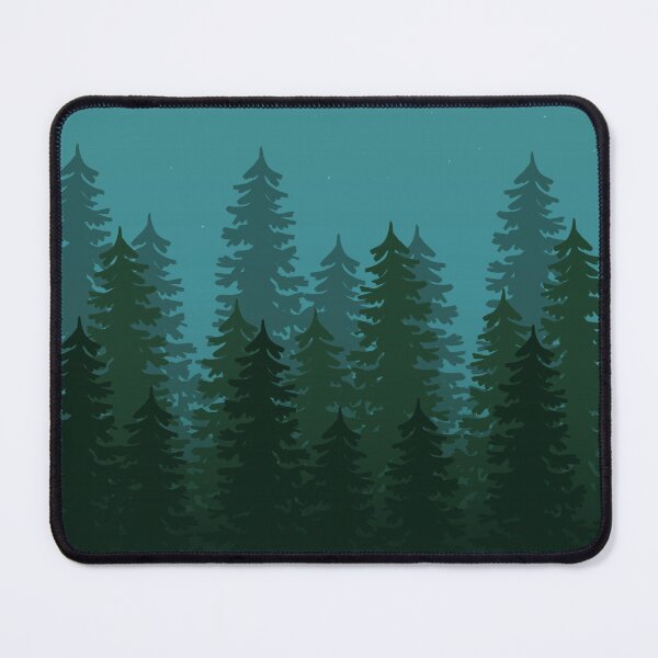 Item preview, Wall of Trees (teal & green) designed and sold by ZAKODIAK.
