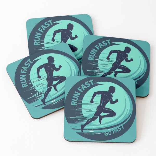 Item preview, Run Fast Go Past – Bold Running & Triathlon Speed Design designed and sold by Triathlongram.