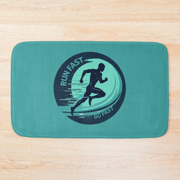 Item preview, Run Fast Go Past – Bold Running & Triathlon Speed Design designed and sold by Triathlongram.