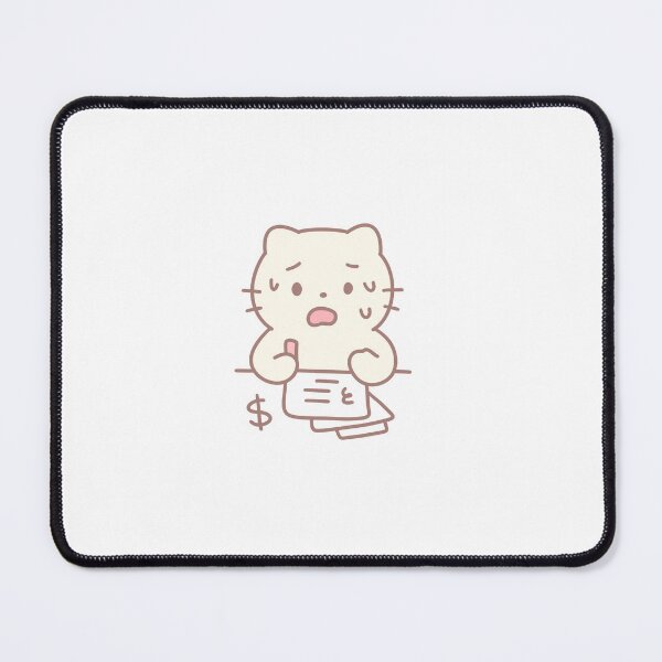 Item preview, Bills to Pay Cute Cat Kawaii Hand-Drawn designed and sold by strawberrycups.