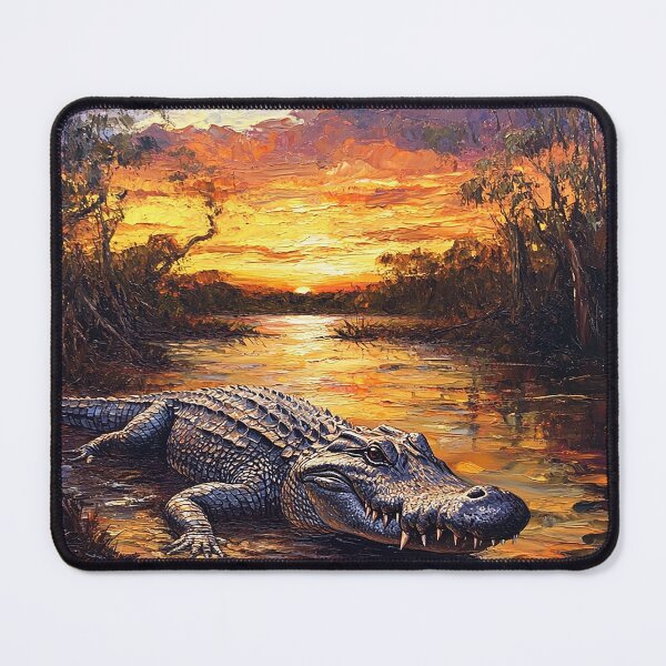 Item preview, Sunset Sentinel of the Swamp designed and sold by Pixel Junkies Studio.