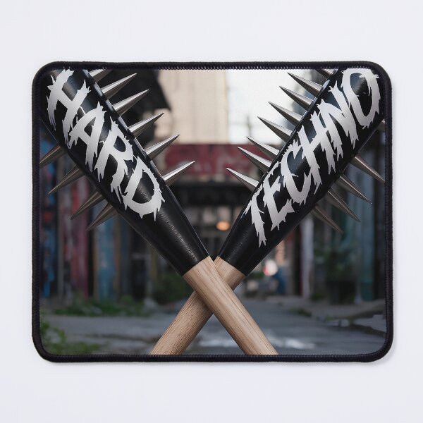 Item preview, Hard Techno. Underground music baseball spike bats designed and sold by paulo silveira.
