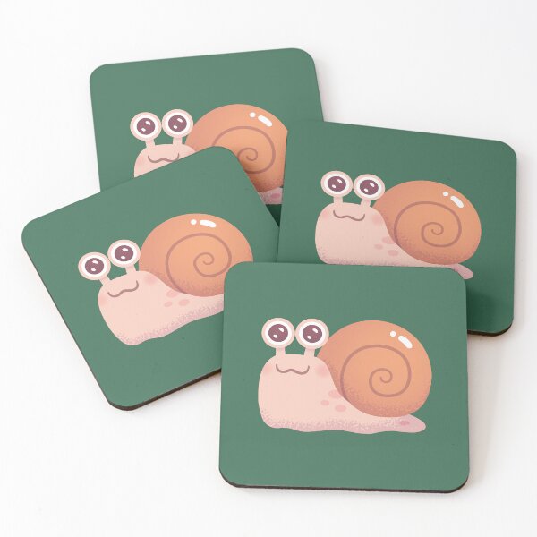 Item preview, Cute Snail With Orange Shell designed and sold by rustydoodle.