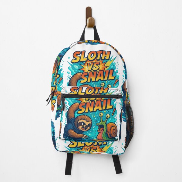 Item preview, Sloth vs Snail Anime designed and sold by CoolCrazyQuirky.