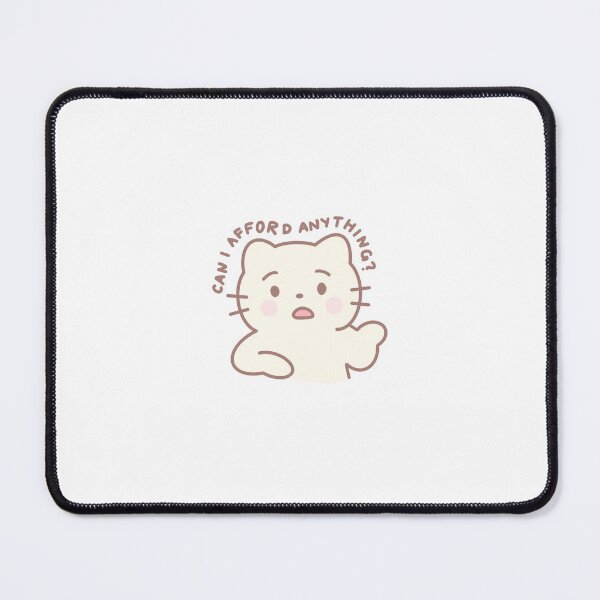 Item preview, Can I Afford Anything? Cute Kawaii Cat Hand-Drawn designed and sold by strawberrycups.
