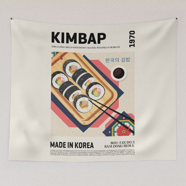 Item preview, Kimbap Wall Art designed and sold by SurfolioPrints.