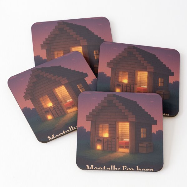 Item preview, Cozy Minecraft Starter Base at Dusk designed and sold by AdvancedArchive.