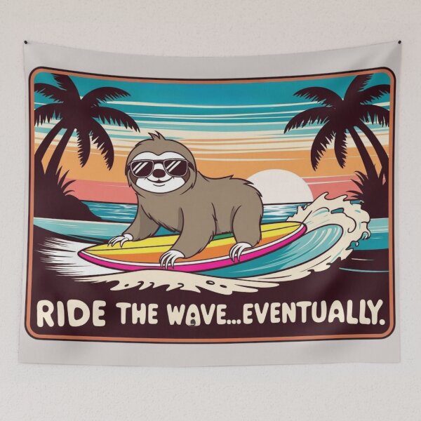 Item preview, Lazy Surfer – The Wave Can Wait designed and sold by All Creative Designer.