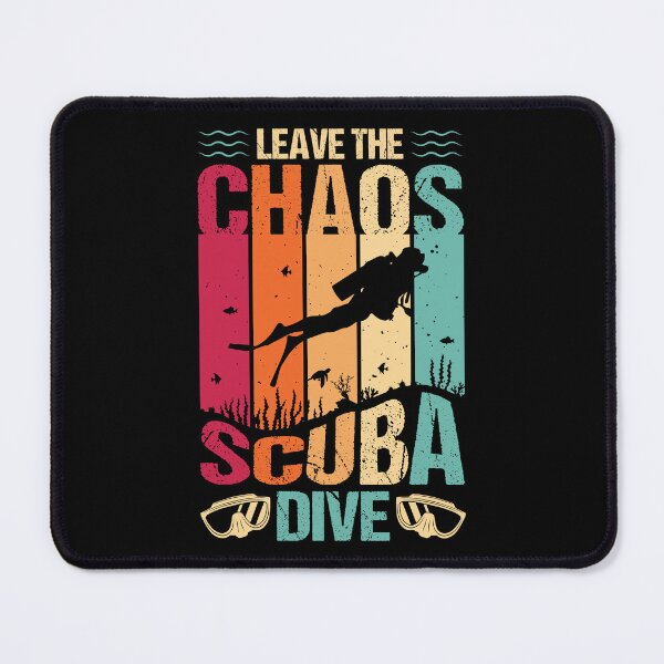 Item preview, Retro Scuba Diving Art designed and sold by Back2Collage.