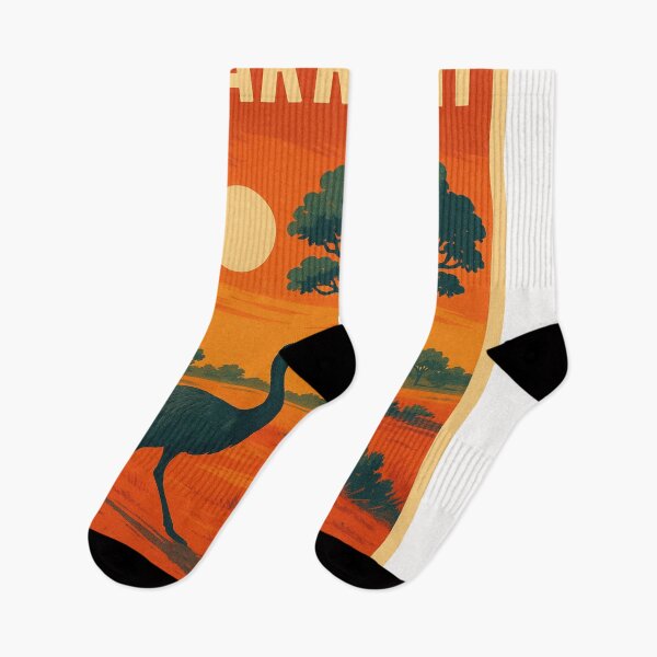 Item preview, Larrimah Outback Scene with Boab Tree and Emu, Northern Territory designed and sold by Places On Earth.