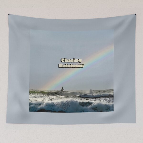 Item preview, Chasing Rainbows – Sailboat on Ocean (Cartoon Style) designed and sold by Michael van der Hoorn.