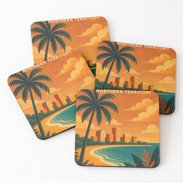 Item preview, Darwin Waterfront Skyline at Sunset, Northern Territory Australia designed and sold by Places On Earth.