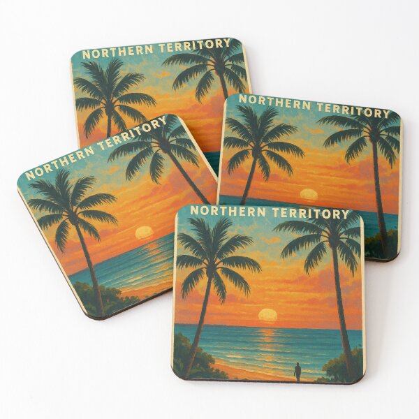Item preview, Sunset Walk on Mindil Beach, Darwin Northern Territory designed and sold by Places On Earth.