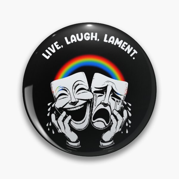 Item preview, Live Laugh Lament – Funny Theater Drama Mask Design | Dark Humor designed and sold by Cree8if.