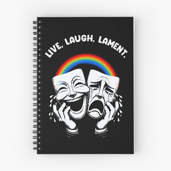 Item preview, Live Laugh Lament – Funny Theater Drama Mask Design | Dark Humor designed and sold by Cree8if.