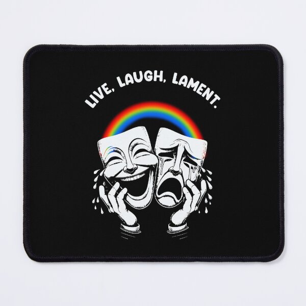 Item preview, Live Laugh Lament – Funny Theater Drama Mask Design | Dark Humor designed and sold by Cree8if.