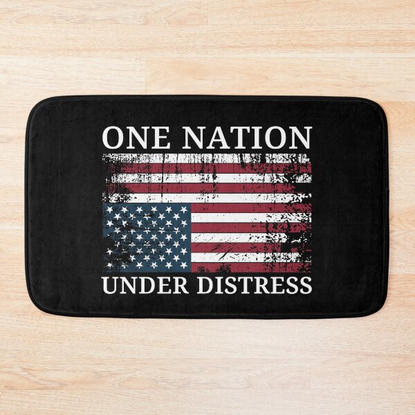 Item preview, One Nation Under Distress - American Flag Upside Down designed and sold by PixVib.