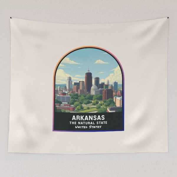 Artikelvorschau, Arkansas (AR), Bundesstaat der Vereinigten Staaten von Amerika entworfen und verkauft von PinkandP.