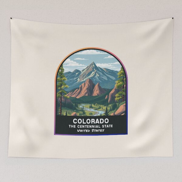 Artikelvorschau, Colorado (CO), Bundesstaat der Vereinigten Staaten von Amerika entworfen und verkauft von PinkandP.
