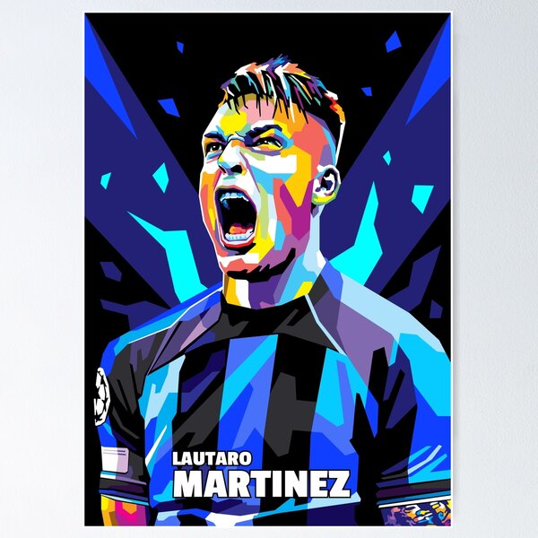 Item preview, Lautaro Martinez in WPAP Style designed and sold by Xezyy.