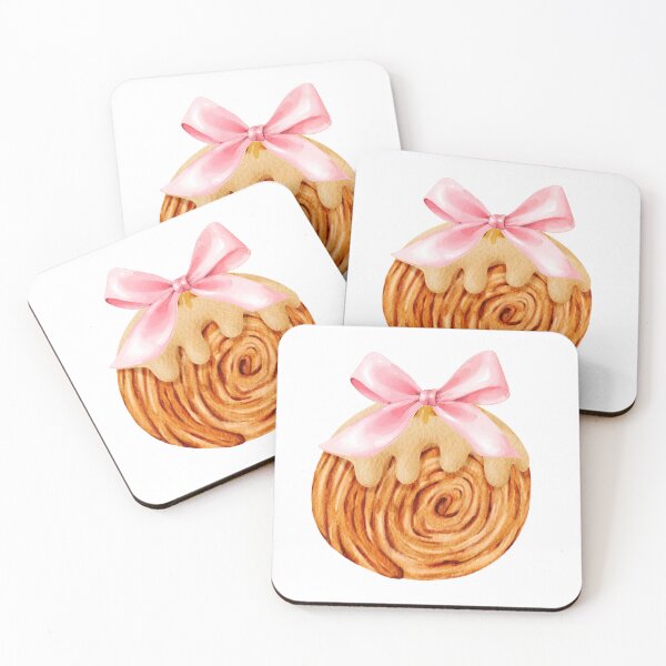 Item preview, Cromboloni with Pink Bow – Coquette Pastry, Girly Bakery Art designed and sold by DivinePassion.