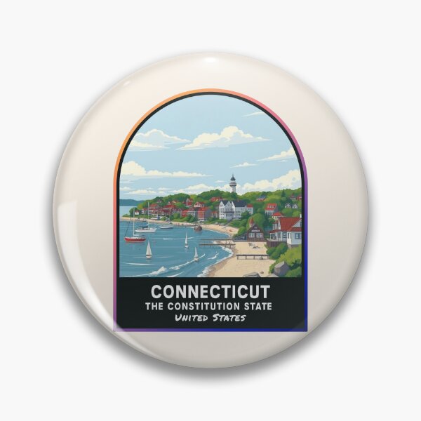 Artikelvorschau, Connecticut (CT), Bundesstaat der Vereinigten Staaten von Amerika entworfen und verkauft von PinkandP.