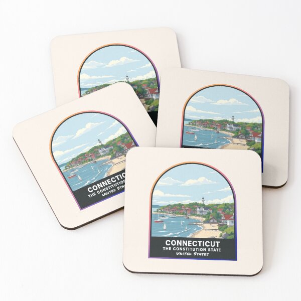 Item preview, Connecticut (CT), State of the United States of America designed and sold by PinkandP.