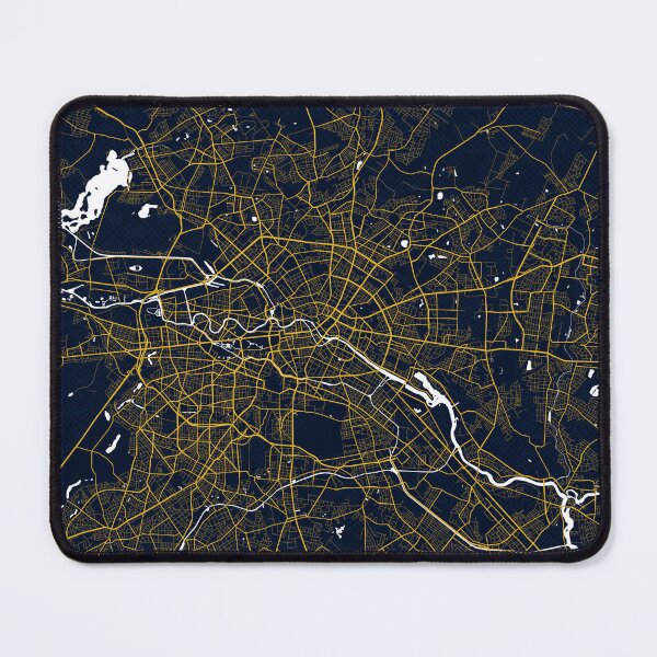 Item preview, Berlin City Map of Germany - Gold Art Deco designed and sold by deMAP.