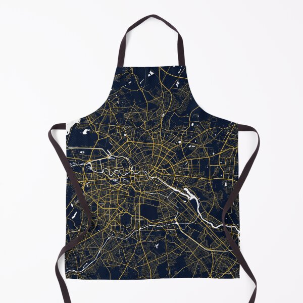 Item preview, Berlin City Map of Germany - Gold Art Deco designed and sold by deMAP.