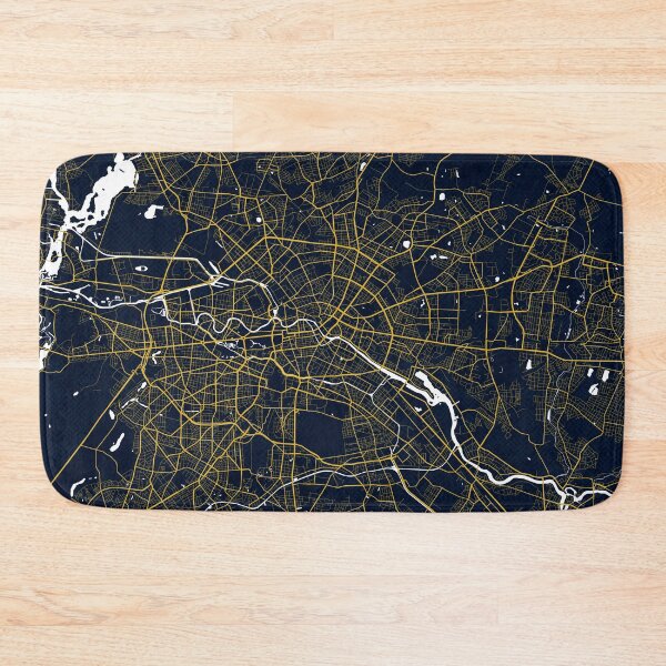 Item preview, Berlin City Map of Germany - Gold Art Deco designed and sold by deMAP.