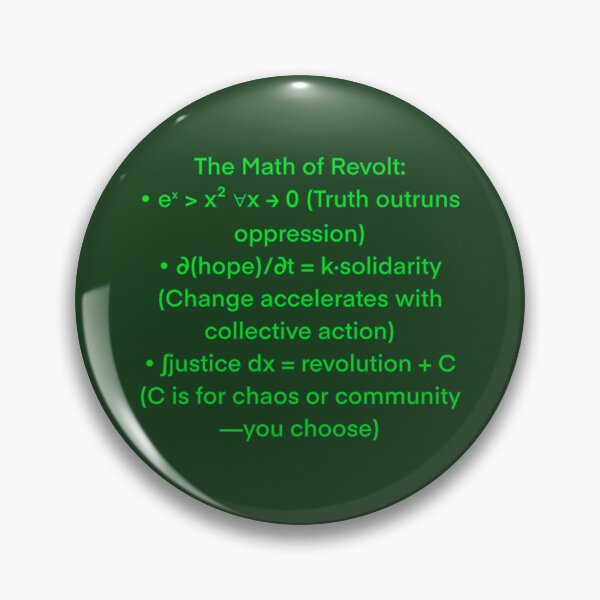 Item preview, Earth Day Math Revolt Tee: eˣ > x² in Forest Green | Eco-Activist STEM Shirt designed and sold by aadventures.