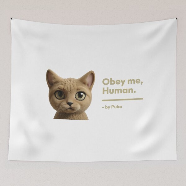 Item preview, Puka - 3D Burma Cat Face – Cream-Colored Kitty with Big Eyes designed and sold by iamwonderkitty.