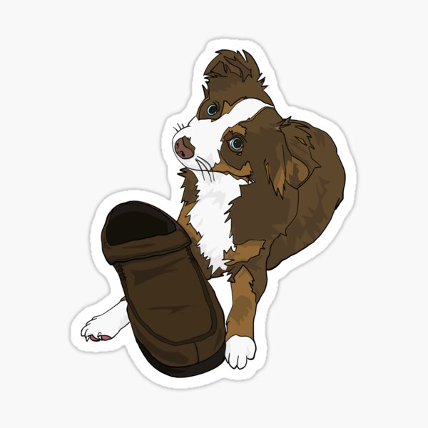 Vista previa del artículo con la obra «Perro que se porta mal y no lo sabe», diseñado y vendido por NinaverseStudio.