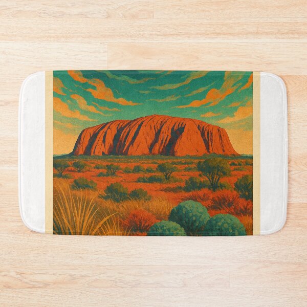 Item preview, Uluru Sacred Rock Formation in Australia’s Red Centre designed and sold by Places On Earth.