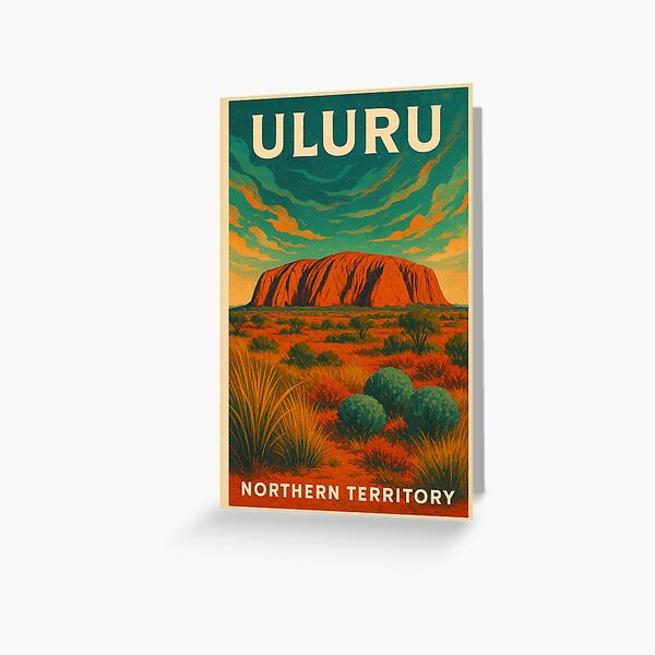 Item preview, Uluru Sacred Rock Formation in Australia’s Red Centre designed and sold by Places On Earth.