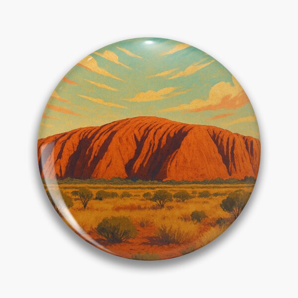 Item preview, Uluru and Vast Desert Plain, Uluru-Kata Tjuta National Park designed and sold by Places On Earth.