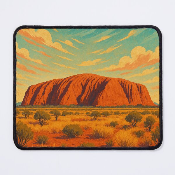 Item preview, Uluru and Vast Desert Plain, Uluru-Kata Tjuta National Park designed and sold by Places On Earth.