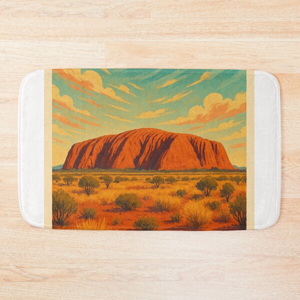 Item preview, Uluru and Vast Desert Plain, Uluru-Kata Tjuta National Park designed and sold by Places On Earth.