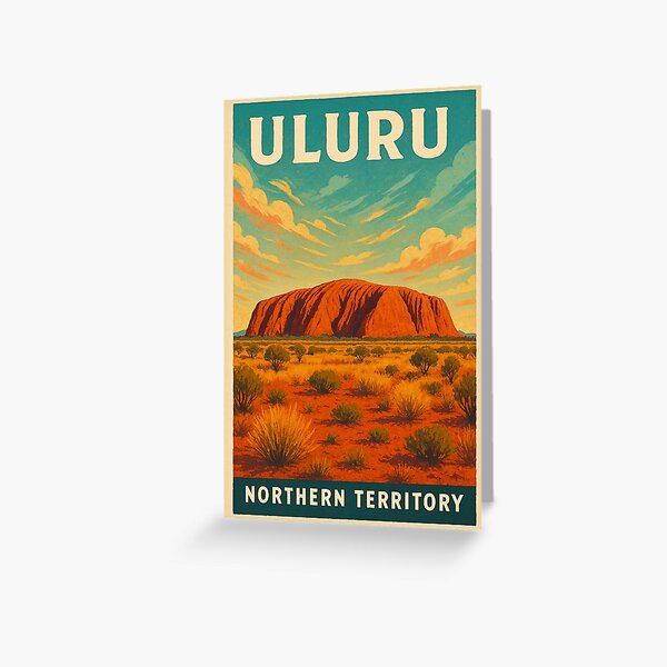 Item preview, Uluru and Vast Desert Plain, Uluru-Kata Tjuta National Park designed and sold by Places On Earth.