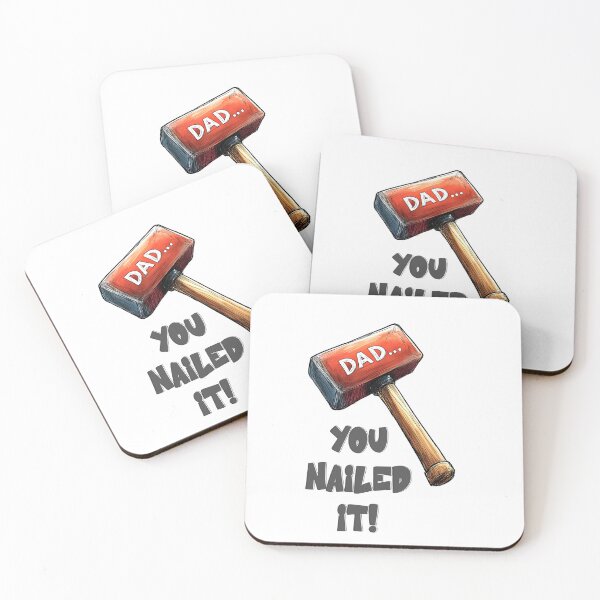 Item preview, You Nailed It, Dad! | Bold, Funny Hammer Design for the Handyman Hero in Your Life designed and sold by FUNqoosh.