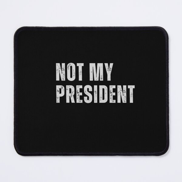 Item preview, Not My President - Anti Trump Supporting wall decor designed and sold by CapriCreatives.