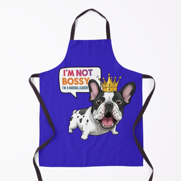 Item preview, French Bulldog "I'm Not Bossy", Funny Dog Lover Illustration designed and sold by Zini-ArtStudio.