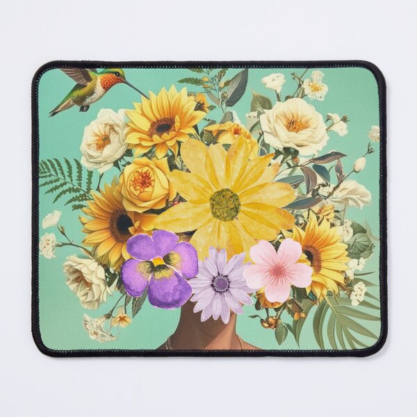 Item preview, Floral Head Woman – Vintage Nature Art for Fashion Lovers designed and sold by bvdesignart.