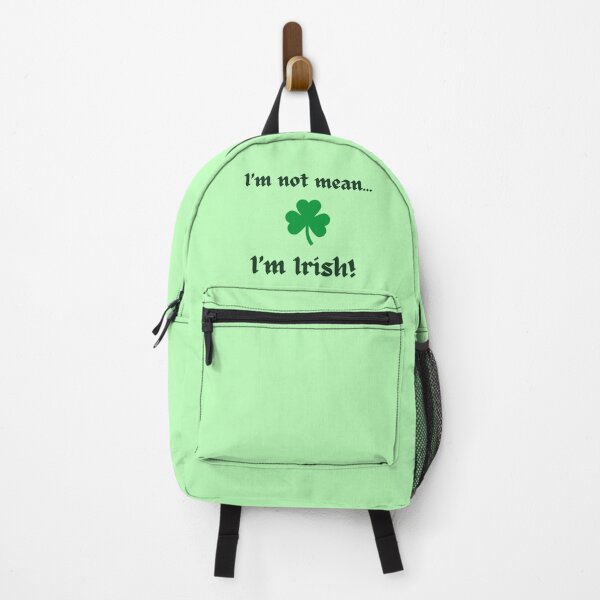 Item preview, Not Mean, Just Irish designed and sold by Kilted Owl.