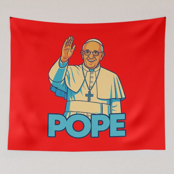 Item preview, Pop Art Pope Francis designed and sold by unfamouzzz.