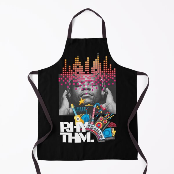 Item preview, RHYTHM Colorful Letter Music T-Shirt – Bold Graphic Tee for Music Lovers designed and sold by THKR-Co.