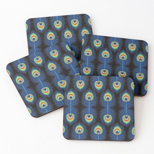 Item preview, Peacock Feather Elegance Pattern designed and sold by Glam-OOTD.